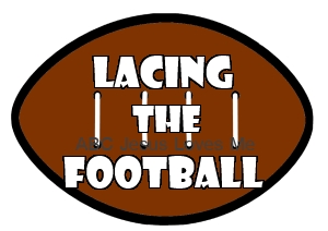 Lacing Football Worksheet