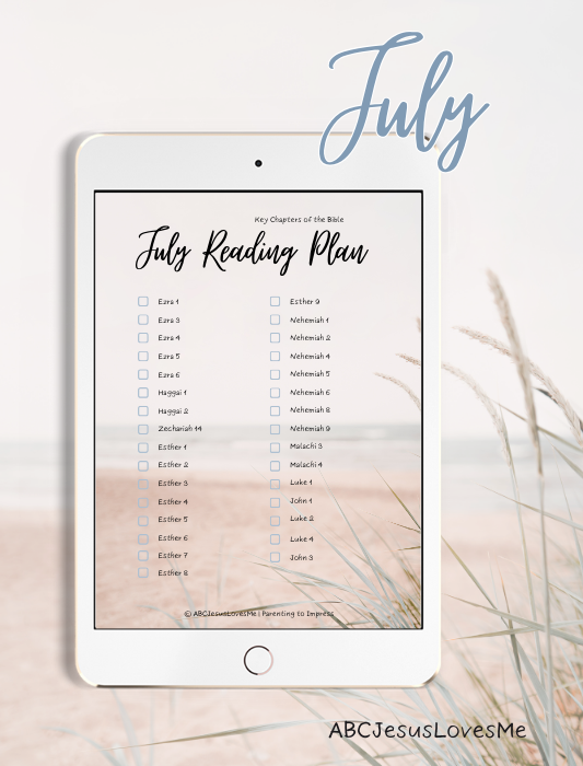 July Bible Reading Plan