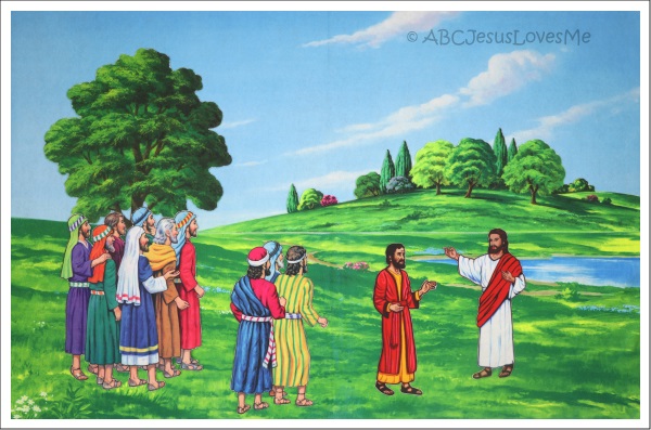 10 Lepers Flannelgraph Bible Story