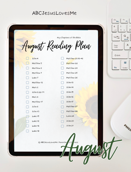 August Bible Reading Plan