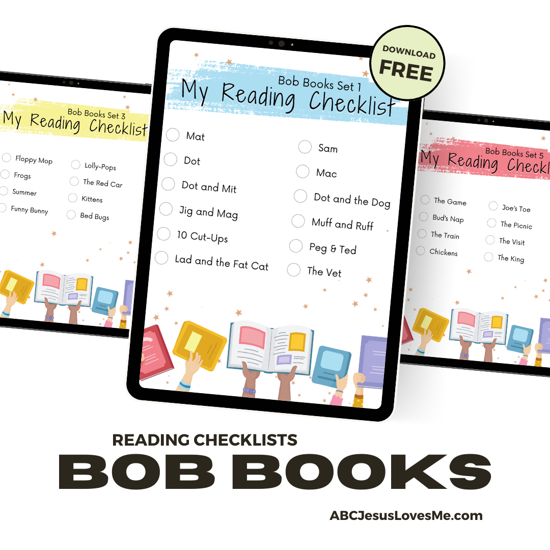 Bob Book Reading Checklists