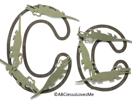 Letter C Crocodiles