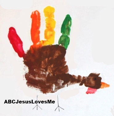 Thanksgiving Handprint Turkey