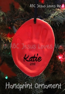 Handprint Ornament