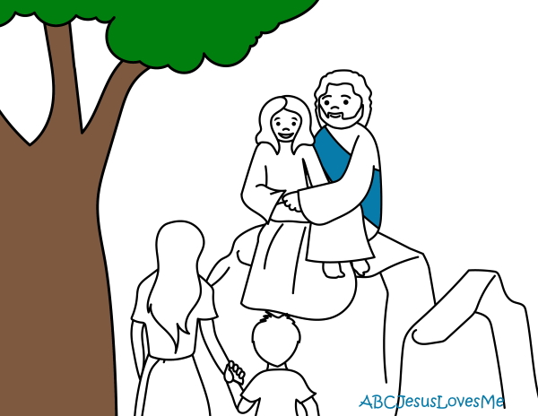 Jesus and the Children Worksheet