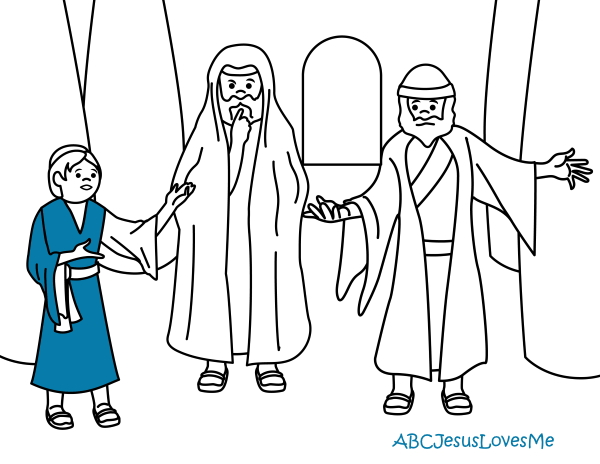 Jesus Visits the Temple Worksheet