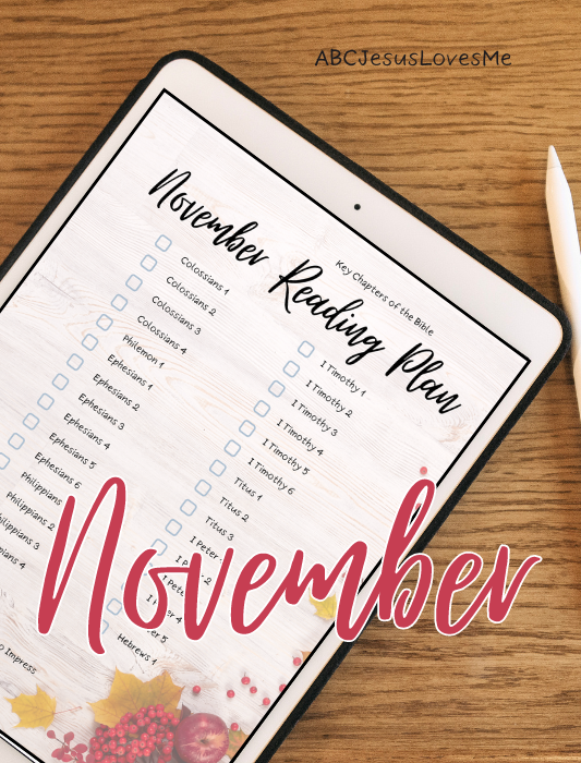 November Bible Reading Plan