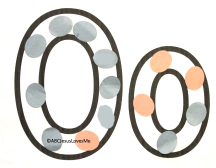 Letter O Oval Poster