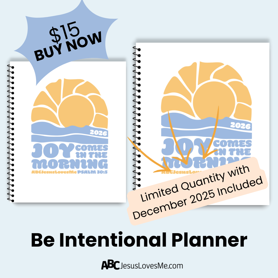 ABCJesusLovesMe Be Intentional Planner