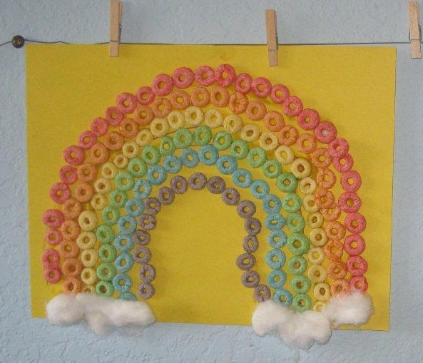 Fruit Loop Rainbow Craft