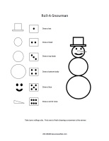 Roll-A-Snowman Game