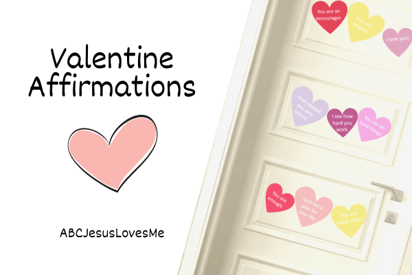 Valentine Affirmation Hearts