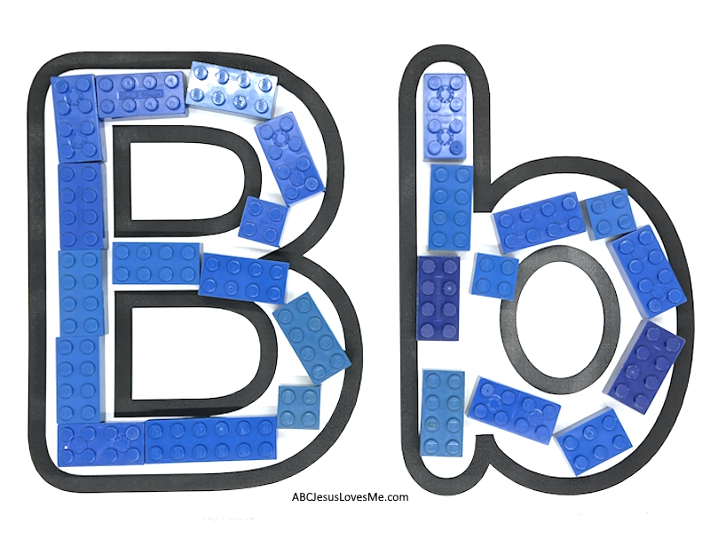 Bb Poster - Blue Blocks