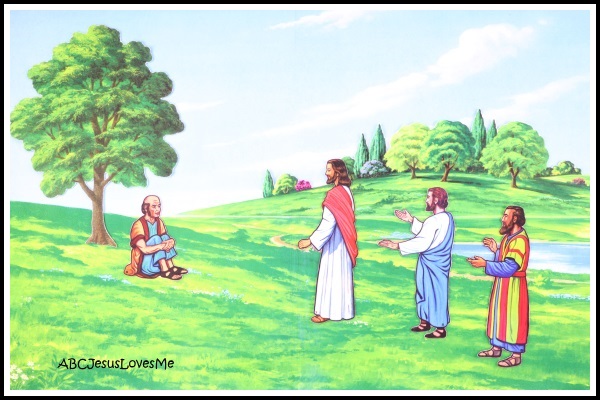 jesus heals the blind man coloring page