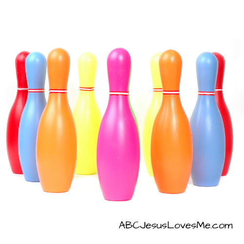 Plastic Bowling Pins for Play