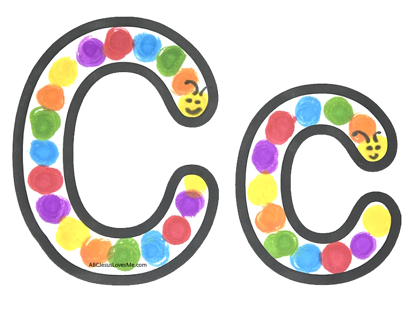Letter C Caterpillar
