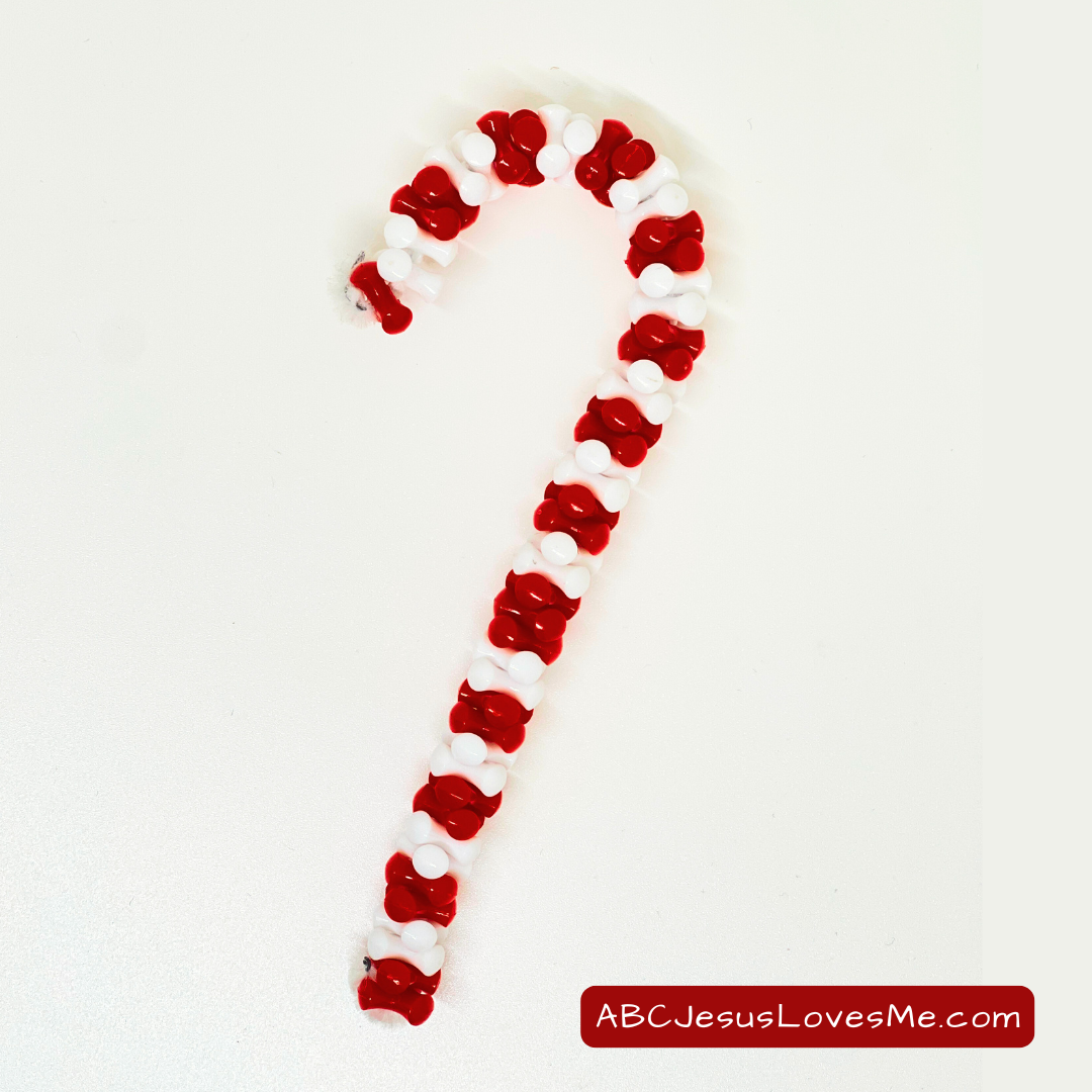 Candy Cane Beading Craft