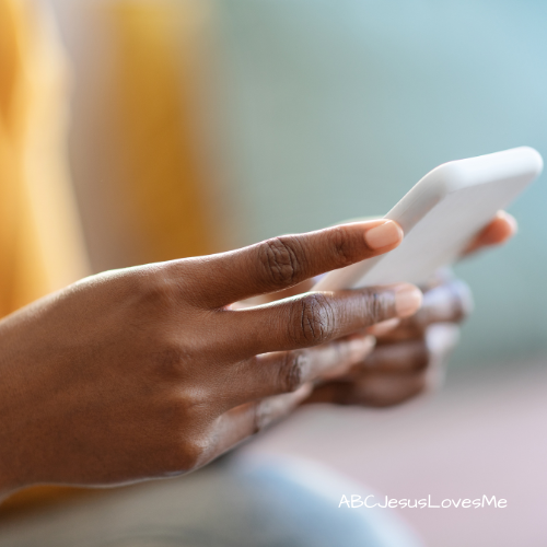 Woman on her cell phone