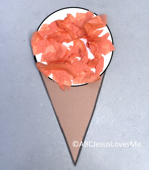 Tissue Paper Ice Cream Cone