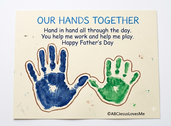 Handprint Fathers Day