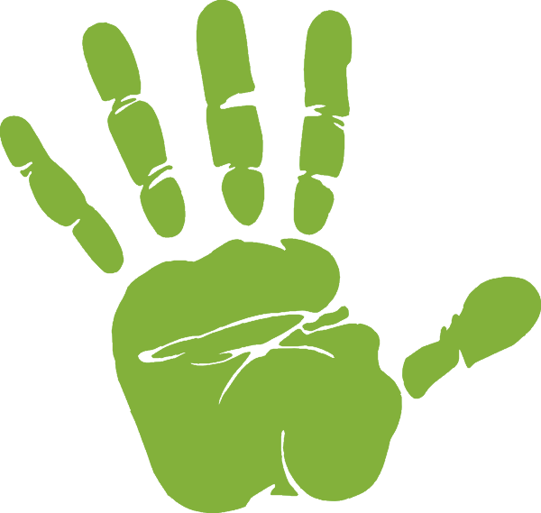 Green Handprint