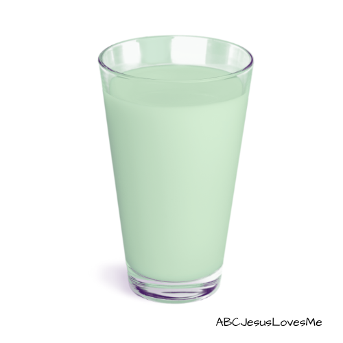 A glass of Green Milk