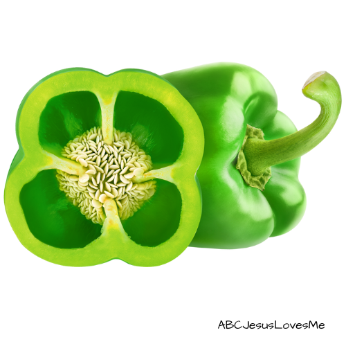 Green Pepper Shamrock