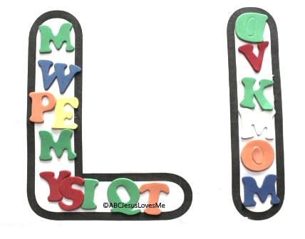 Letters on the Ll Poster