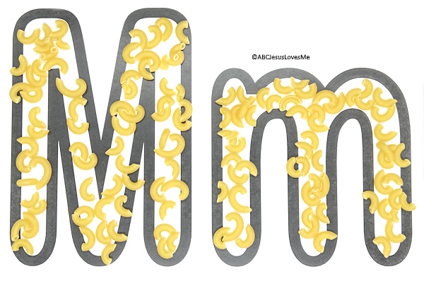 Letter M Poster Macaroni