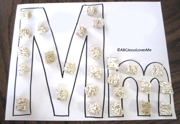 Letter M Poster Mini Wheats