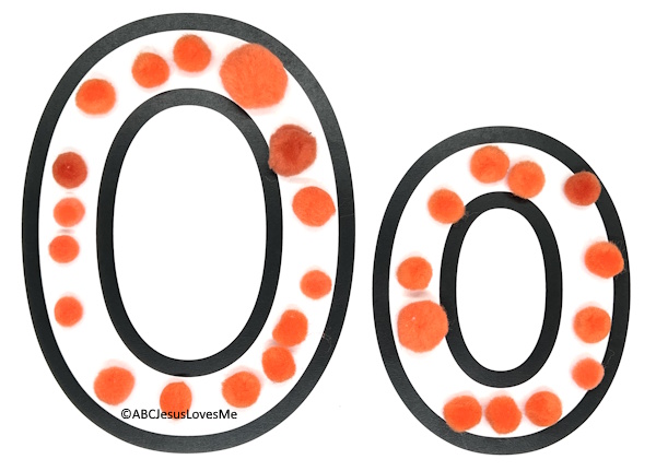 Letter O Orange Poster