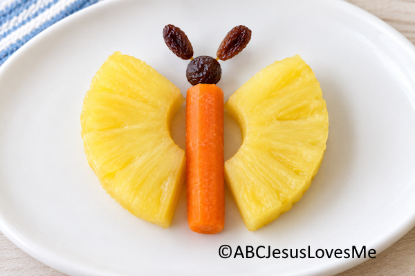 Pineapple Butterfly Snack