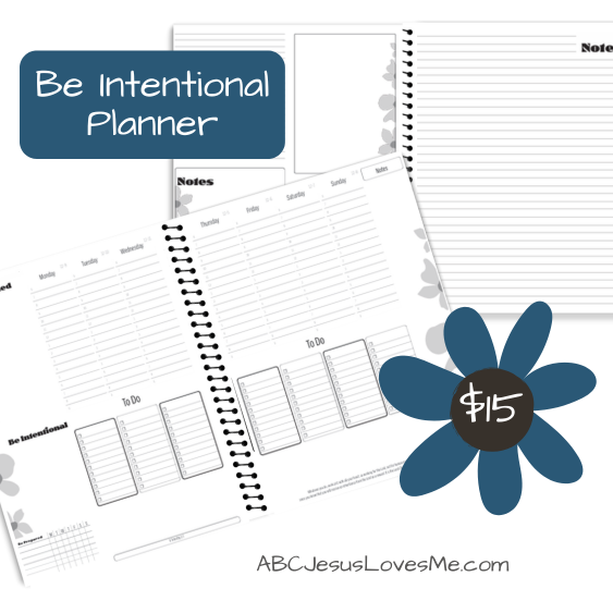 Be Intentional Planner