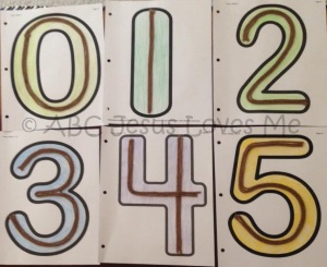 Poster Tactile Numbers