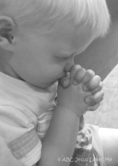 Little boy praying