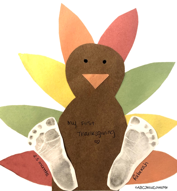 Turkey Footprint Craft