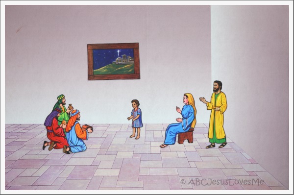 Wise Men Visit Jesus Flannegraph 
