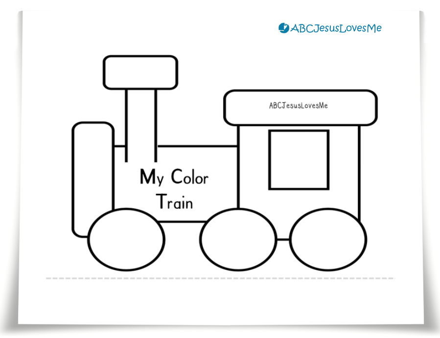 1 Year Workbook Color Train