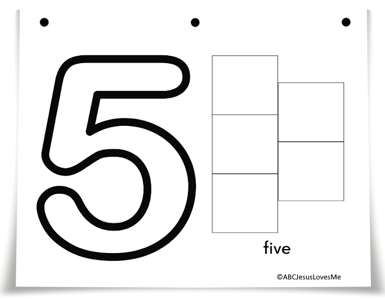 Number 5 Preschool Worksheet