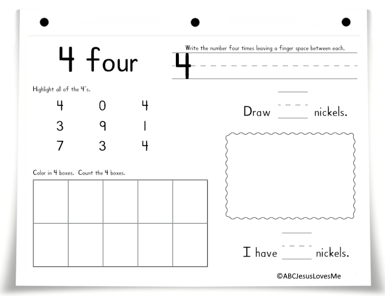 5 Year Workbook Example Worksheet
