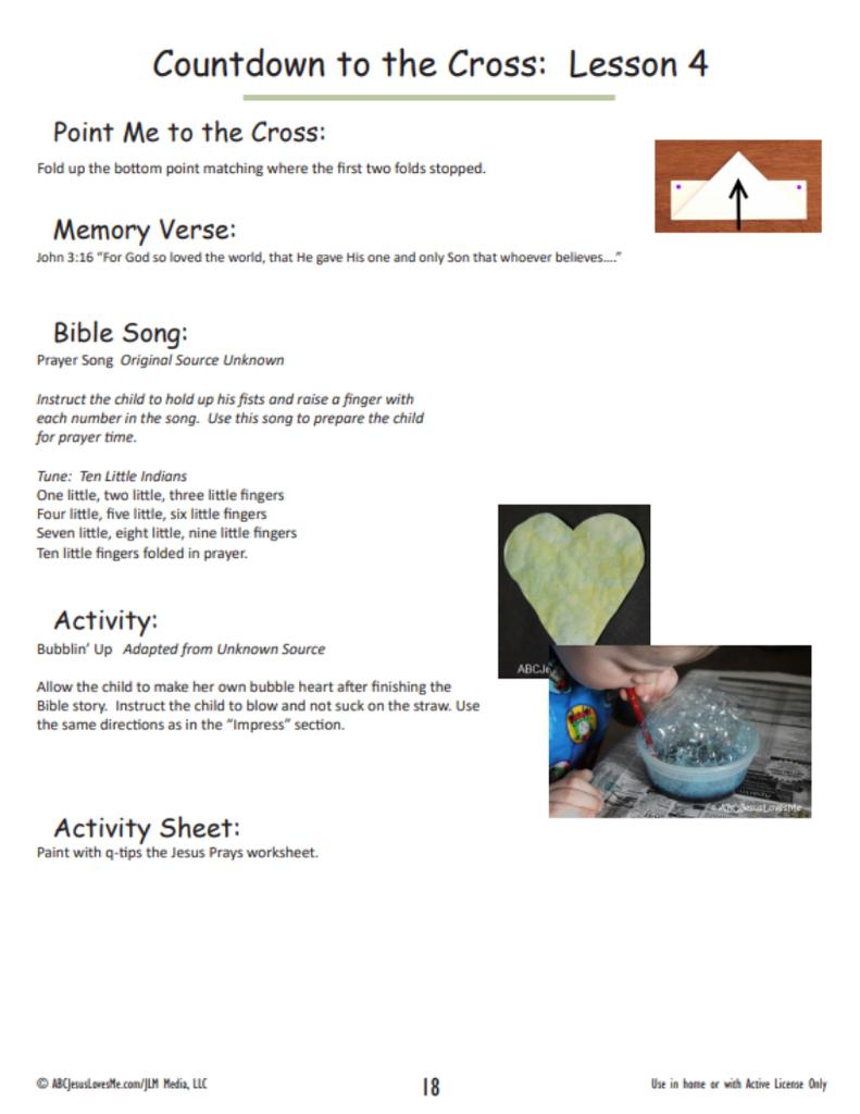 Easter Activity Workbook Example
