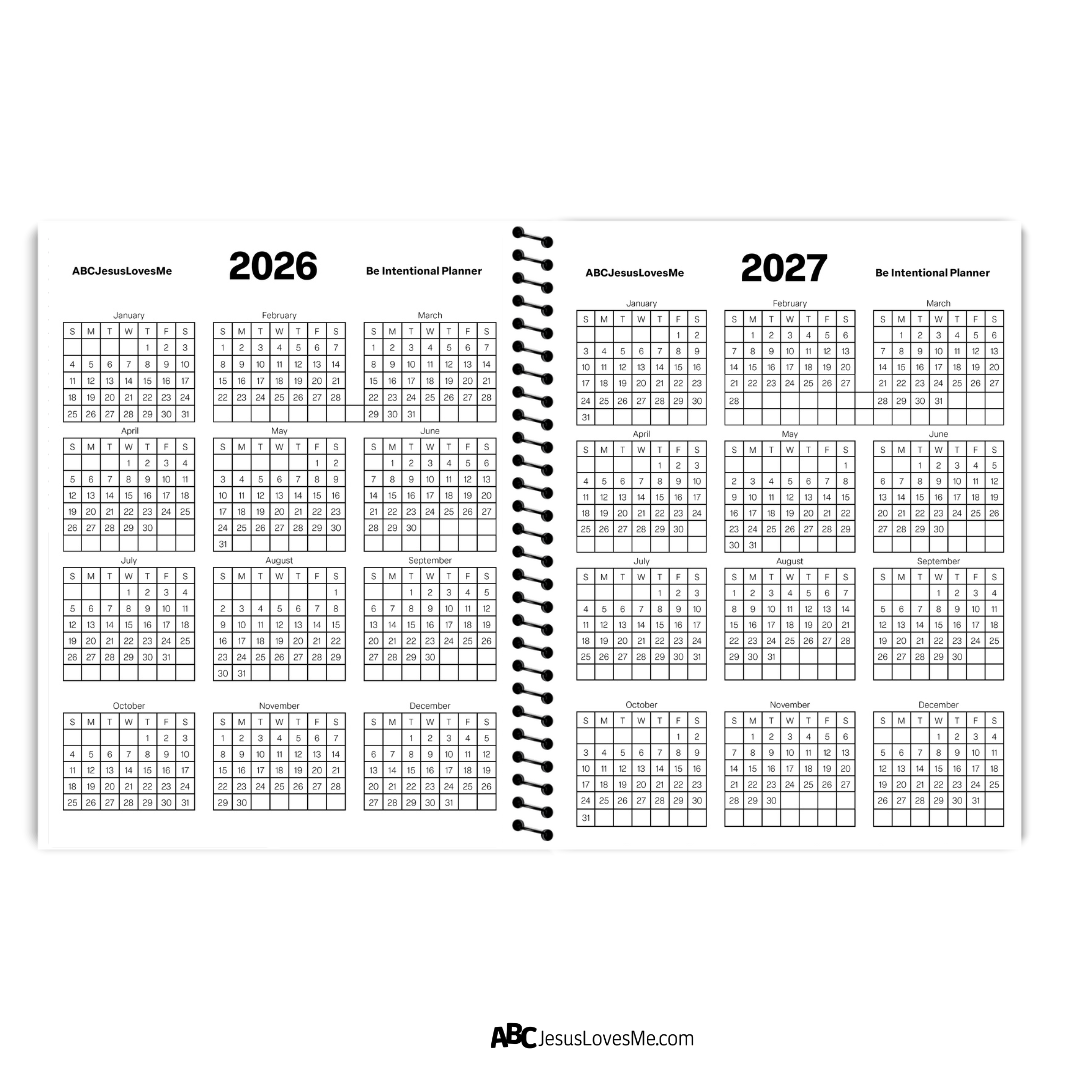 ABCJLM Be Intentional Planner