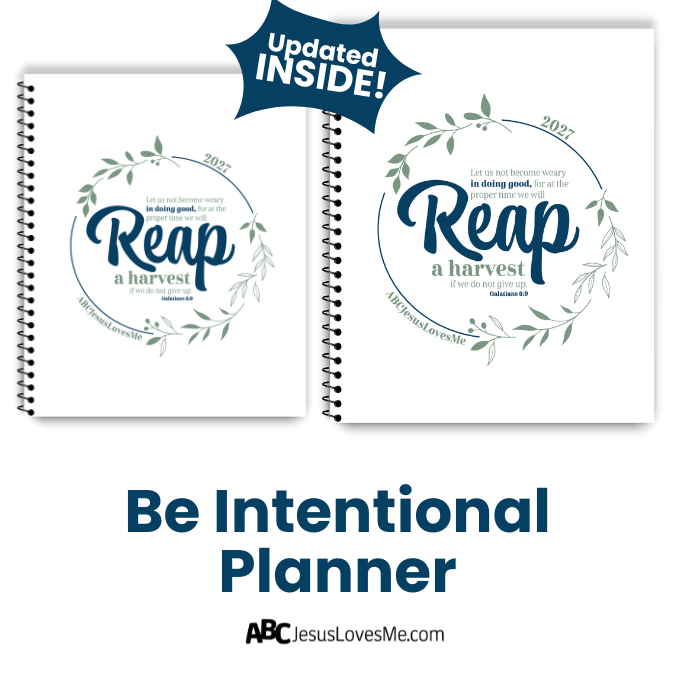 ABCJesusLovesMe Be Intentional Planner