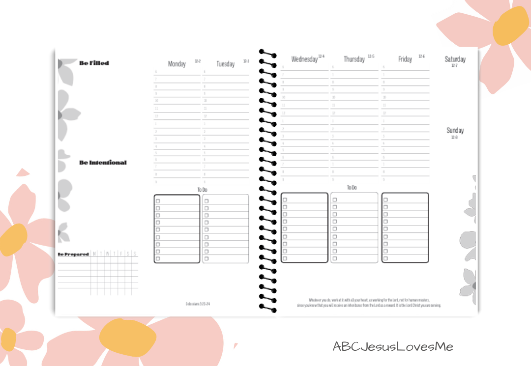 ABCJLM Be Intentional Planner