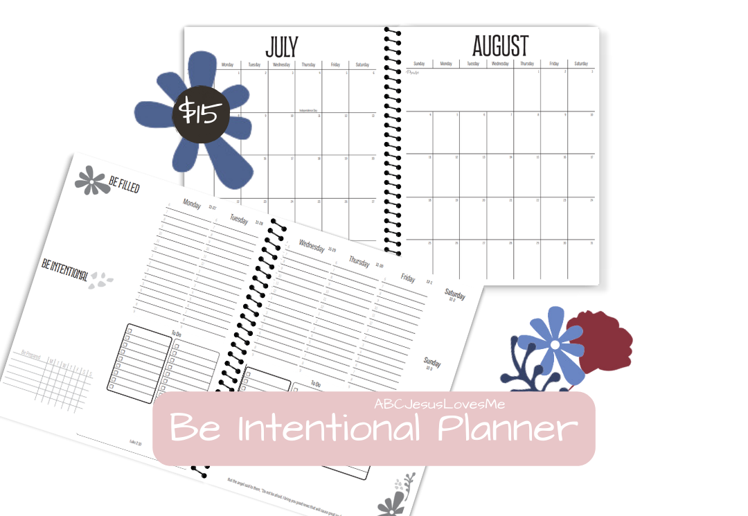 Be Intentional Planner